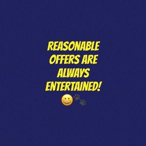 LOW PRICES. Always open to reasonable offers!